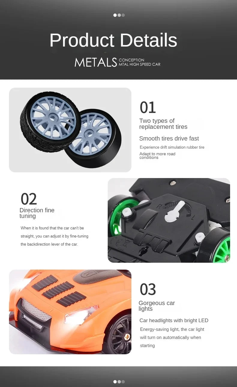 2.4G Drift RC Car – 4WD Remote Control Racing Toy