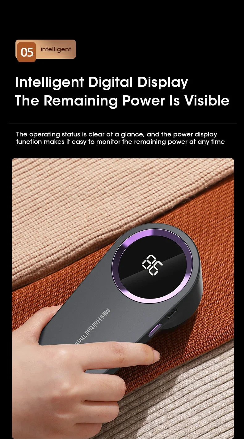 LED Electric Lint Remover for Clothing