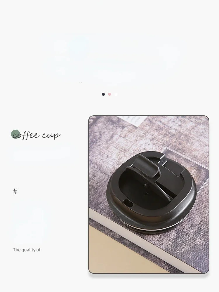 Stainless Steel Smart Coffee Tumbler with Intelligent Temperature Display