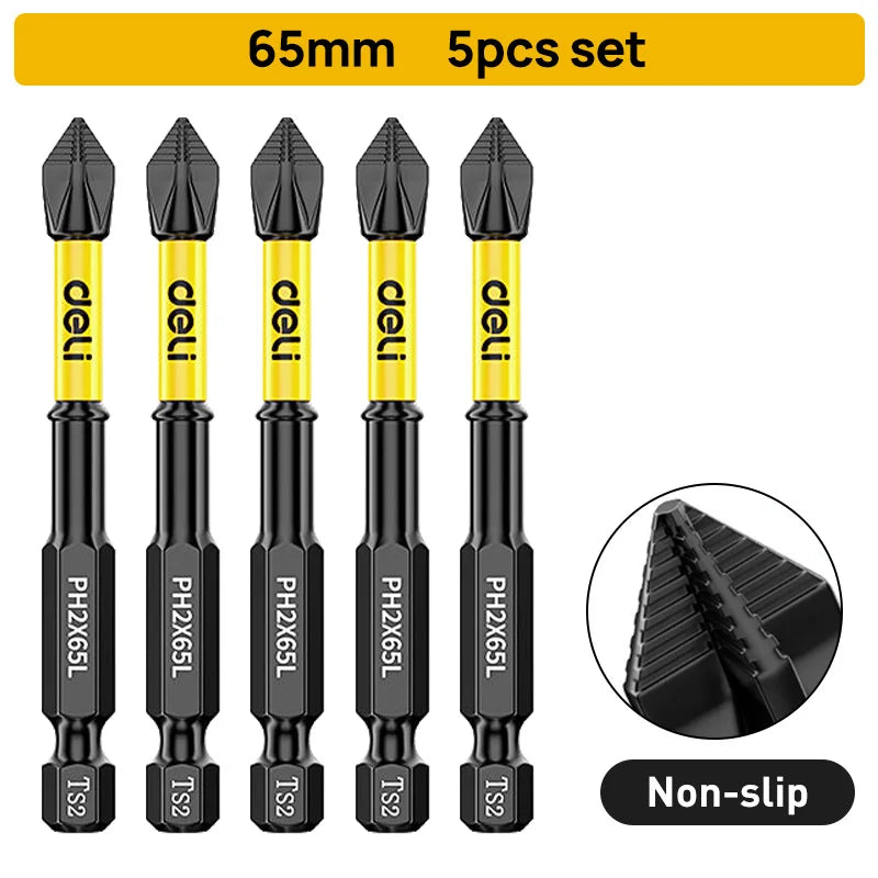 Anti-Slip Magnetic Screwdriver Bits Set – Precision Meets Power!
