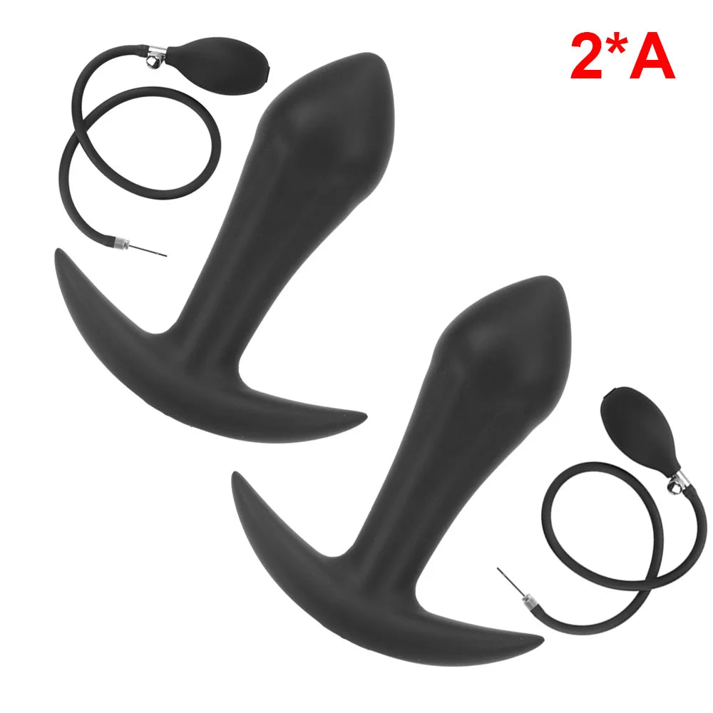 Inflatable Anal Plug & Vaginal Expander for Couples