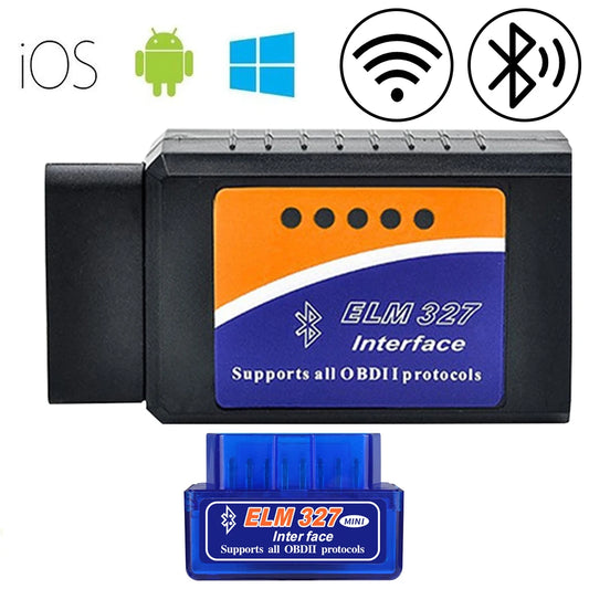 ELM327 OBD2 Scanner V1.5 WiFi Bluetooth Diagnostic Tool