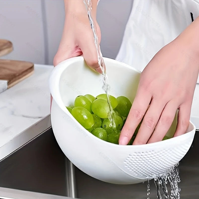 Multi-Purpose Rice & Veggie Drain Basket Sieve