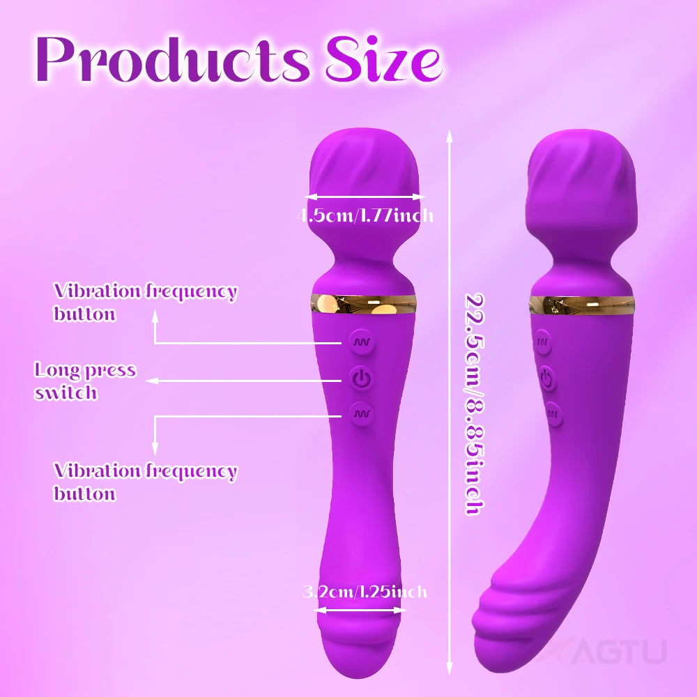 Dual Motor Vibrator USB Clit & G-Spot Toy