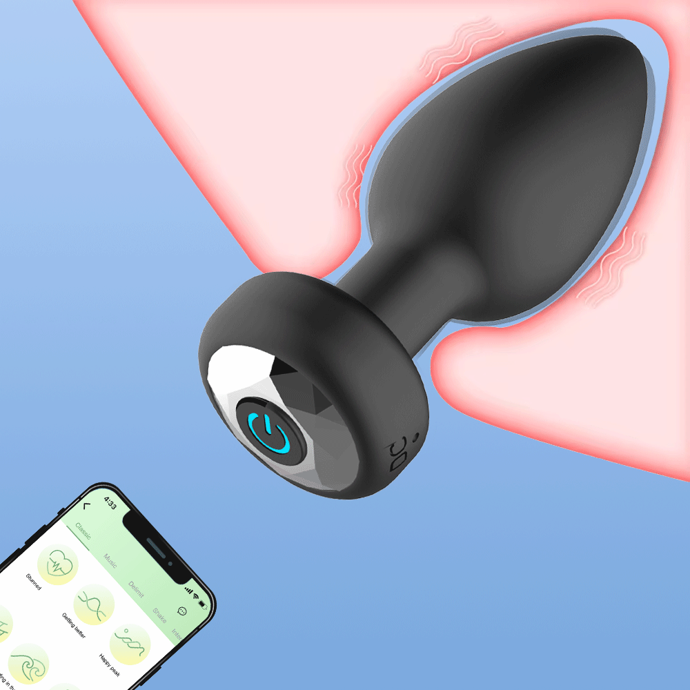 Wireless Vibrating Anal Plug with 10 Modes