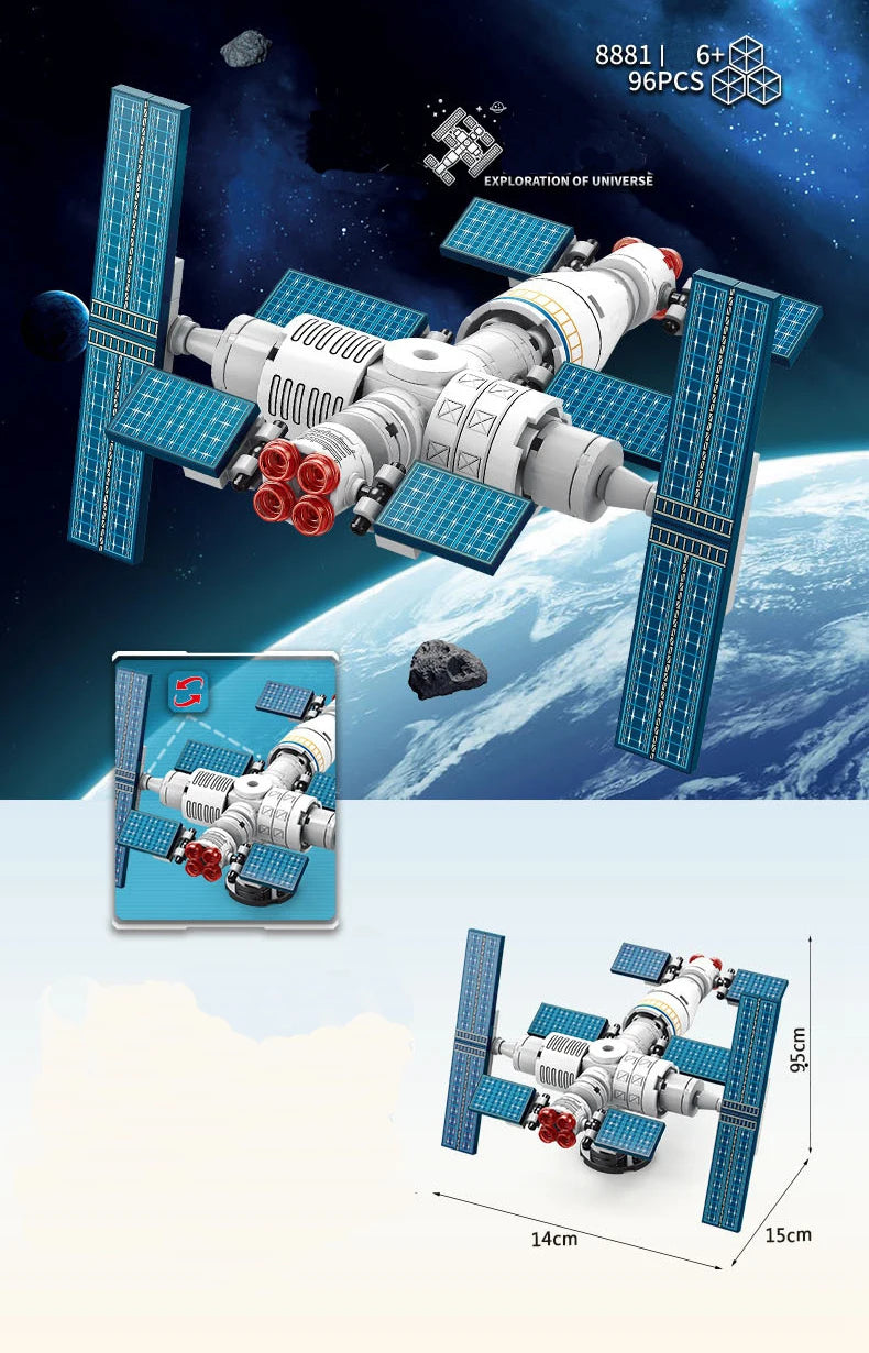 Space Shuttle Rocket Launch Building Block Set