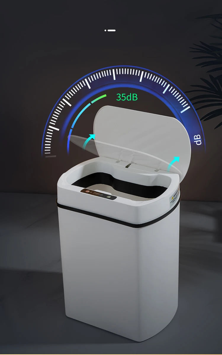 Smart Touchless Trash Can for Home Use