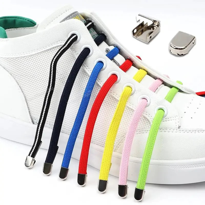No-Tie Elastic Shoelaces for Kids & Adults - Clickilix