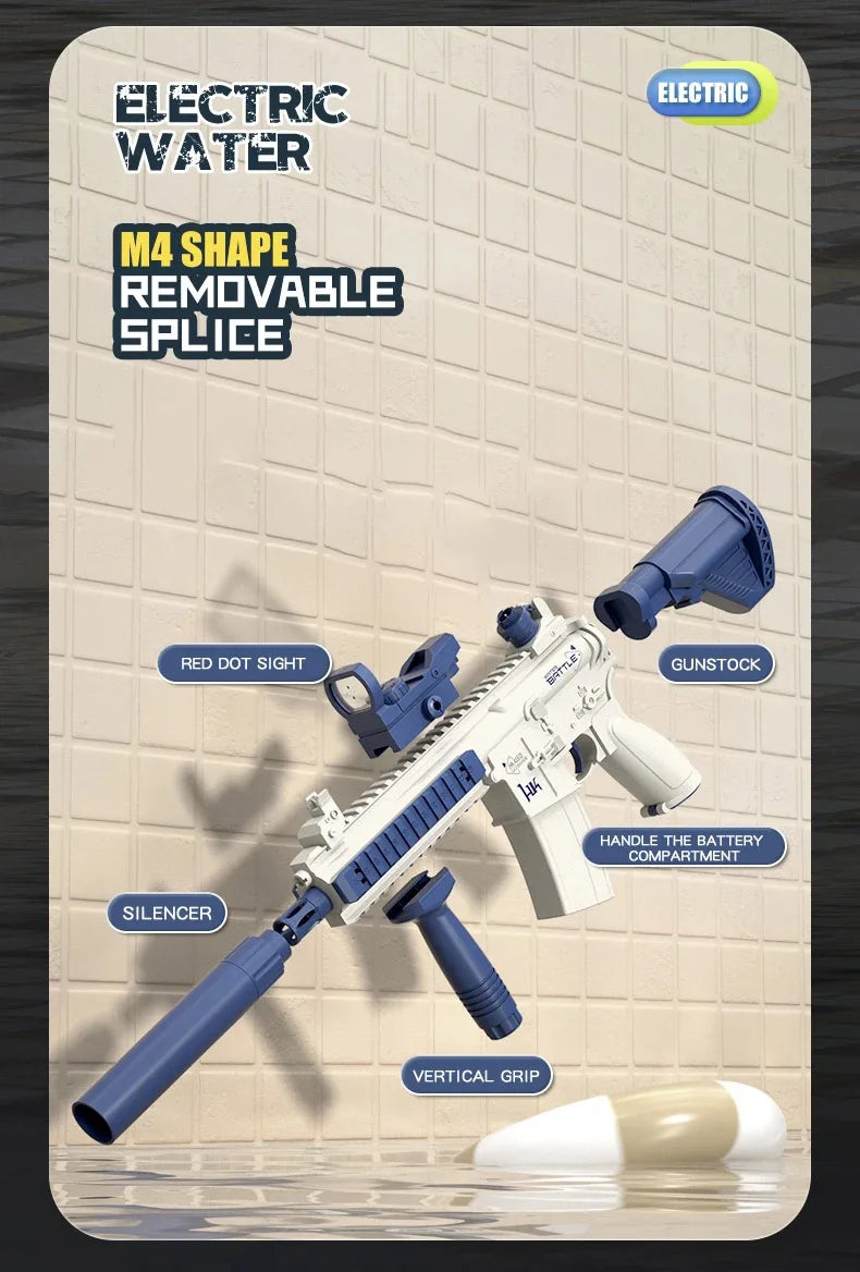 M416 Electric Water Gun Automatic Toy