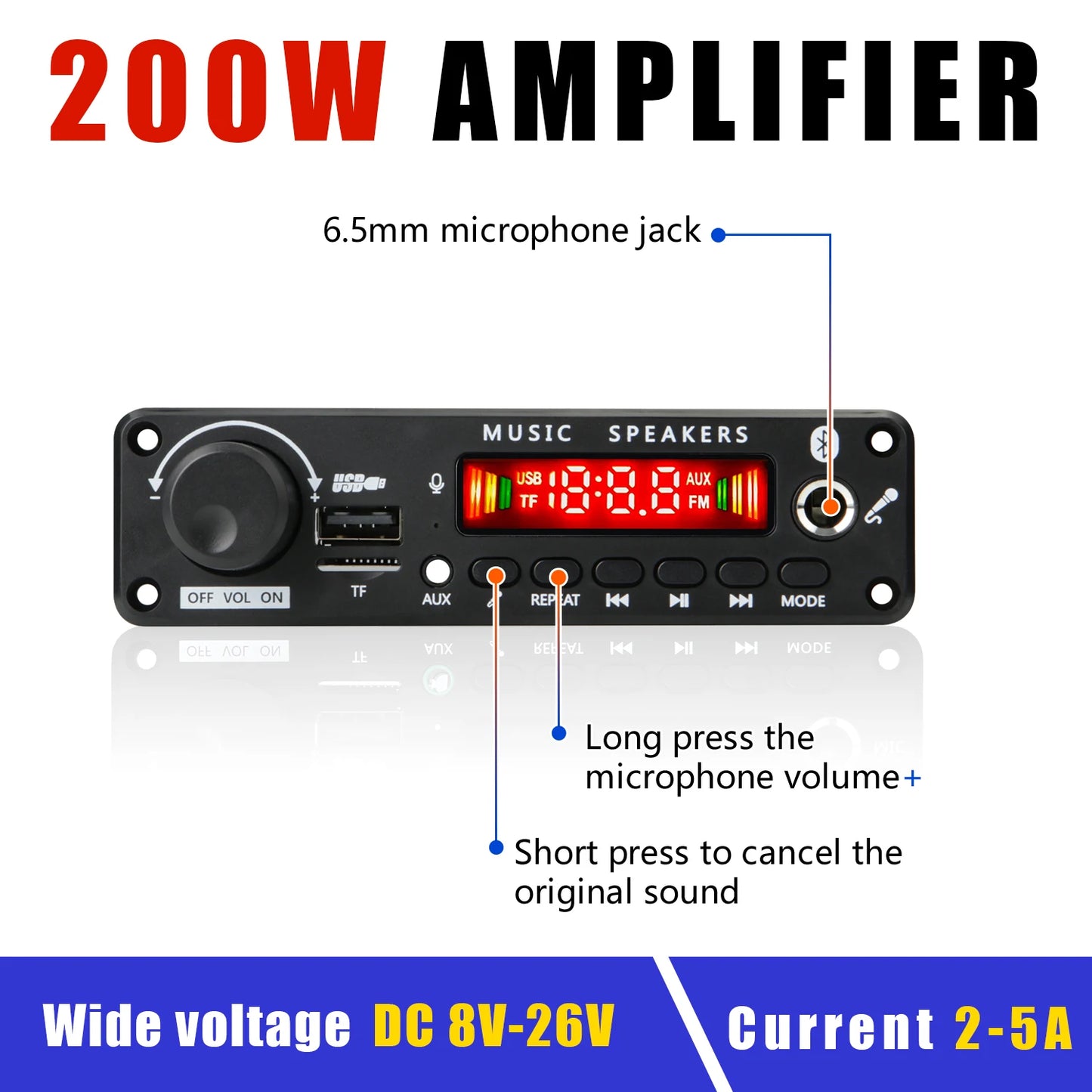 Boost your sound system with wireless amplifier power!