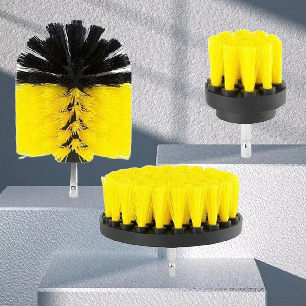 Drill Brush Attachment Cleaning Kit – 1-3 Sets for All Surfaces