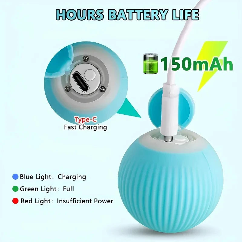 Smart Rolling Interactive Cat Toy Ball
