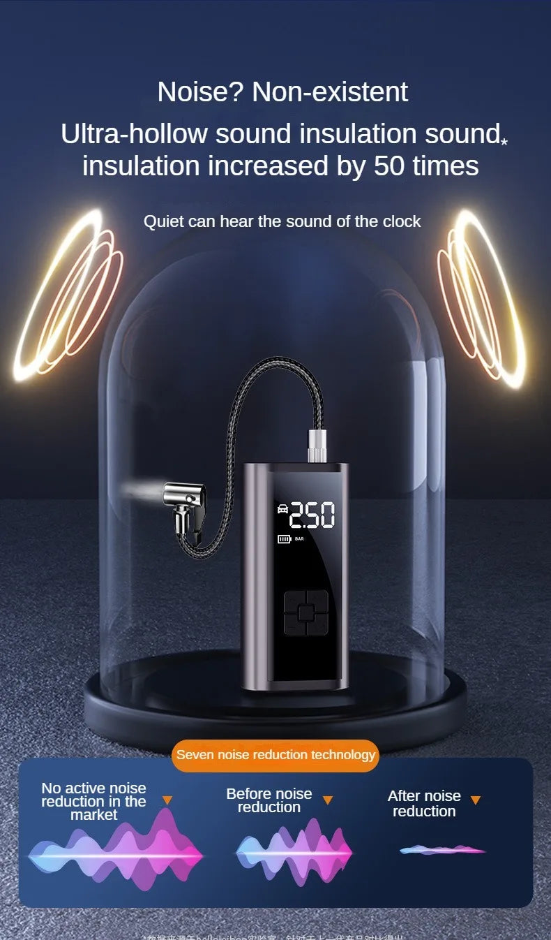 Wireless Car Air Pump 150PSI Multi-Purpose Inflator