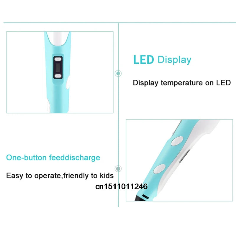 3D Printing Pen – LCD Creative Toy for Kids