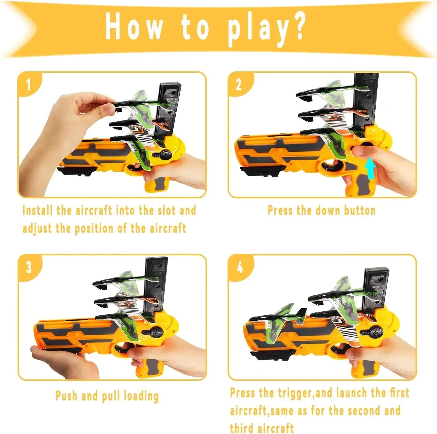 Ejection Aircraft Shooting Game – Launch, Aim & Play Outdoors!