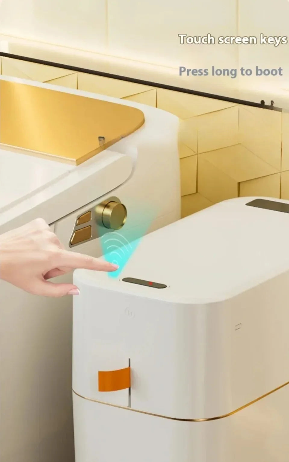 Smart Sensor Trash Can with Lid