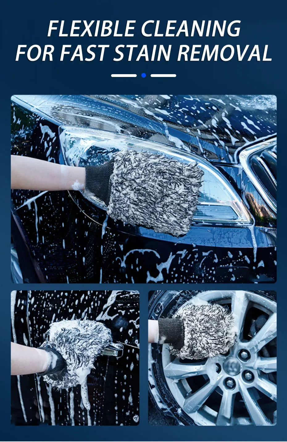 SEAMETAL Ultra Soft Wheel Brush & Mitt Set!