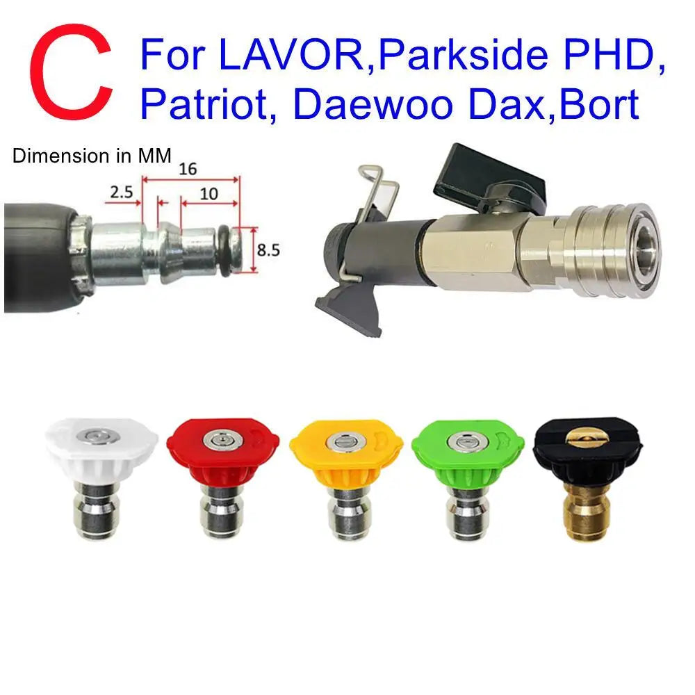 High Pressure Washer Ball Valve Quick Connector