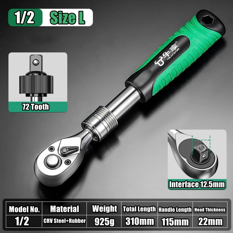 Telescopic Ratchet Wrench – Power & Reach in One Tool!
