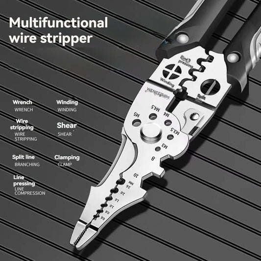 Multi-Functional Electrician Pliers – Wire Stripping & Splitting Tool