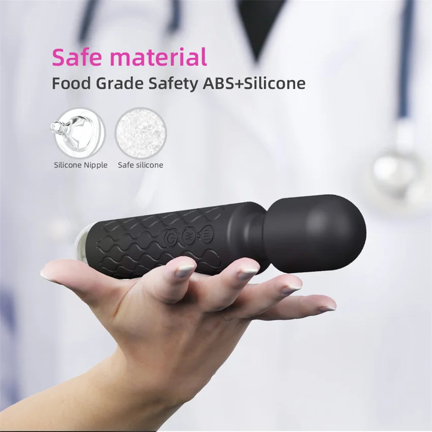 20 Modes AV Stick Clit Vibrator for Women