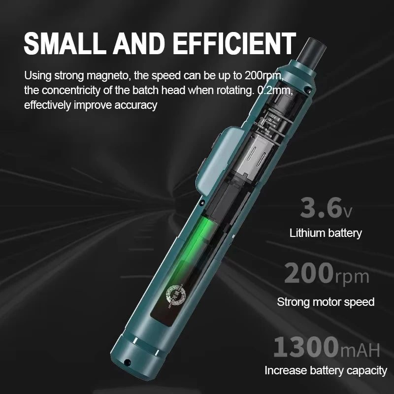 Fix smarter with this mini electric screwdriver set!