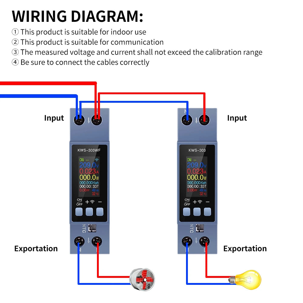 Tuya WiFi Smart Switch with Energy Meter