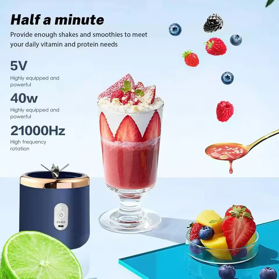 Portable Electric USB Juicer – Blend Anywhere, Anytime!