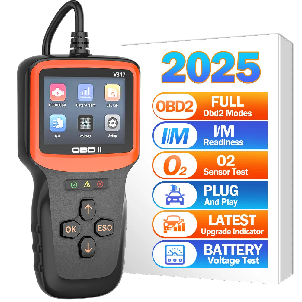 Engine Fault Diagnosis Tool – V317 OBD II EOBD Car Diagnostic Scanner