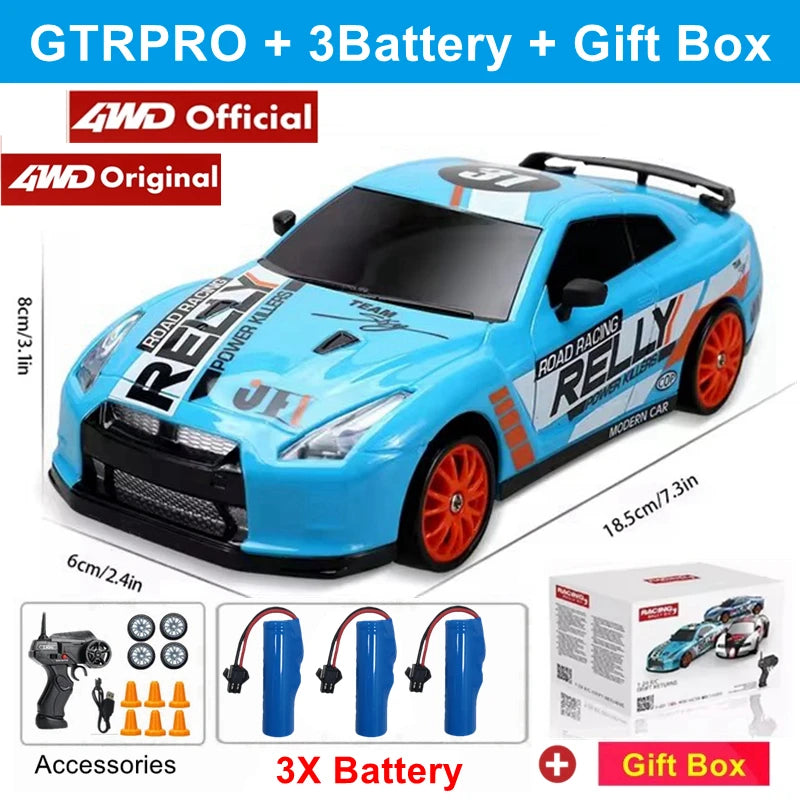 2.4G Drift RC Car – 4WD Remote Control Racing Toy