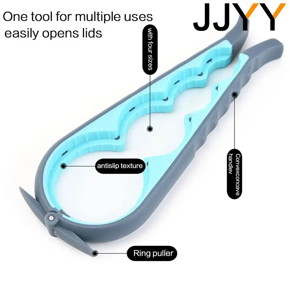 4-in-1 Multi-Function Can & Bottle Opener Tool