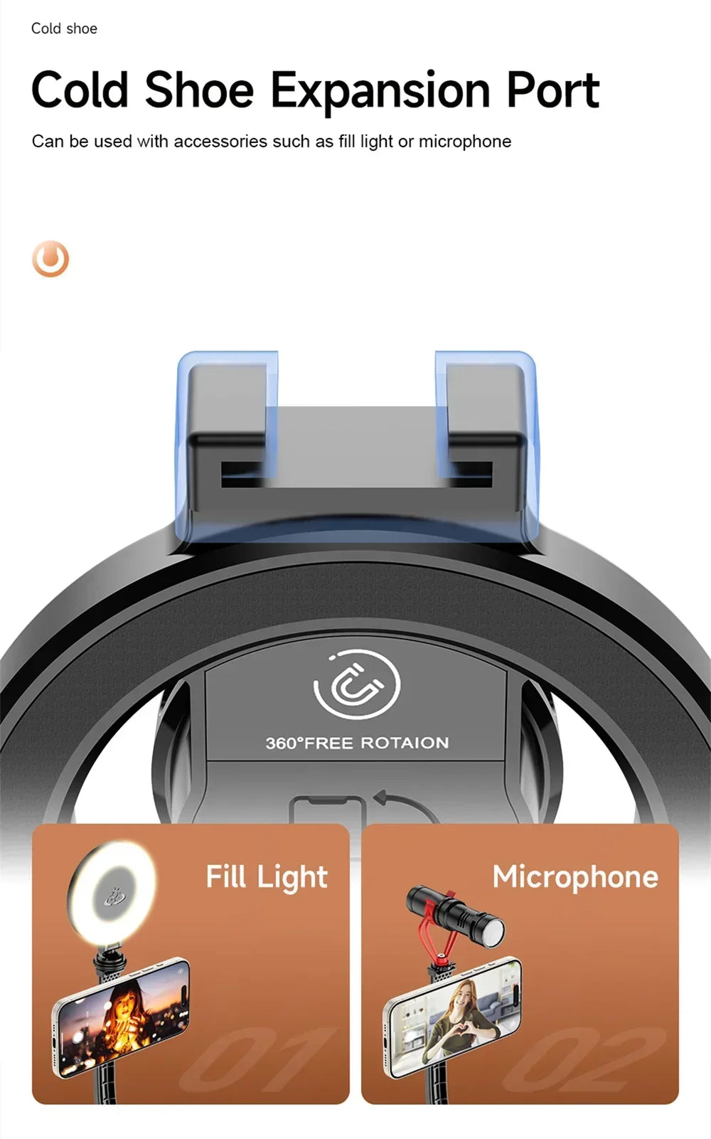 Magnetic Mini Selfie Stick Tripod – Pocket-Sized, Pro-Level Shots!
