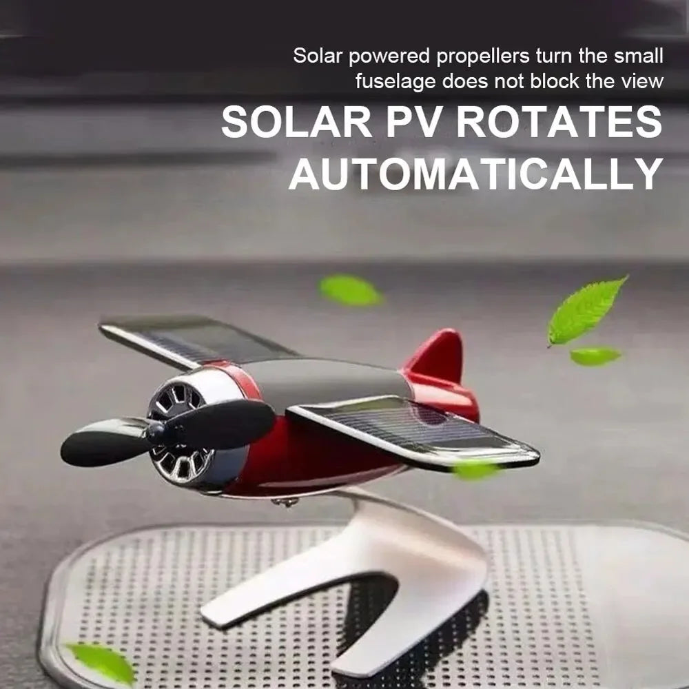 Solar Airplane Car Decoration – Motion & Style That Never Stops!