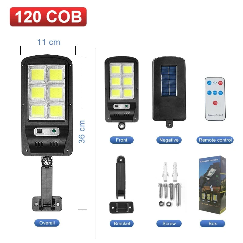Powerful Outdoor Solar Lights with Motion Sensor