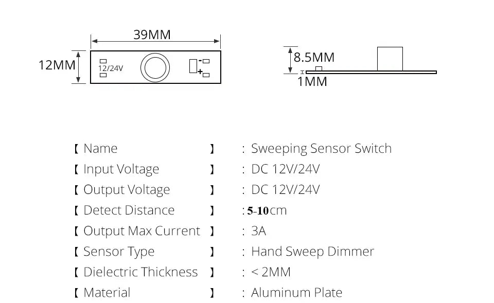 Smart Motion Sensor Light Switch Module