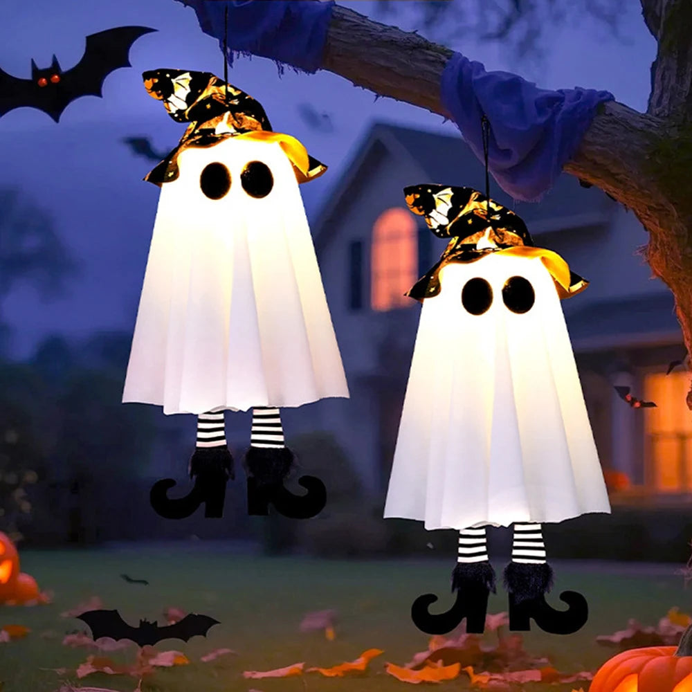 LED Hanging Halloween Ghosts Decoration (1/2/3pcs)