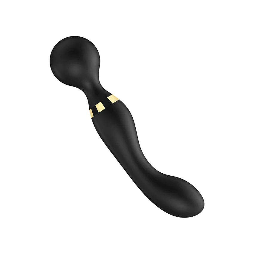 Powerful Dual Motor Silicone Dildo Vibrator Wand