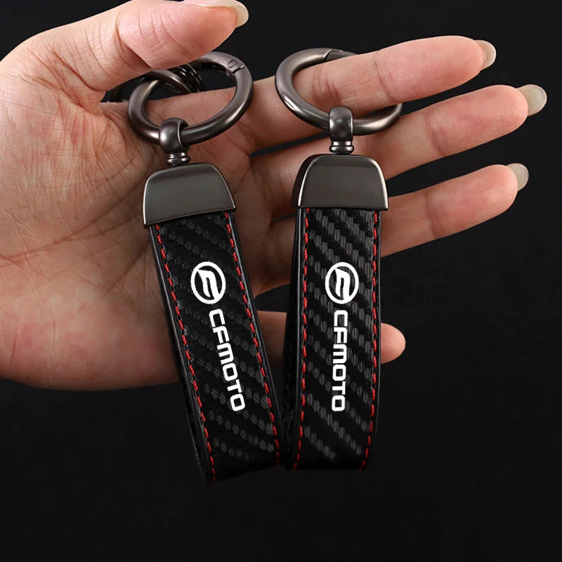 Double-Sided Embroidered Keychain for CFMOTO Motorcycles
