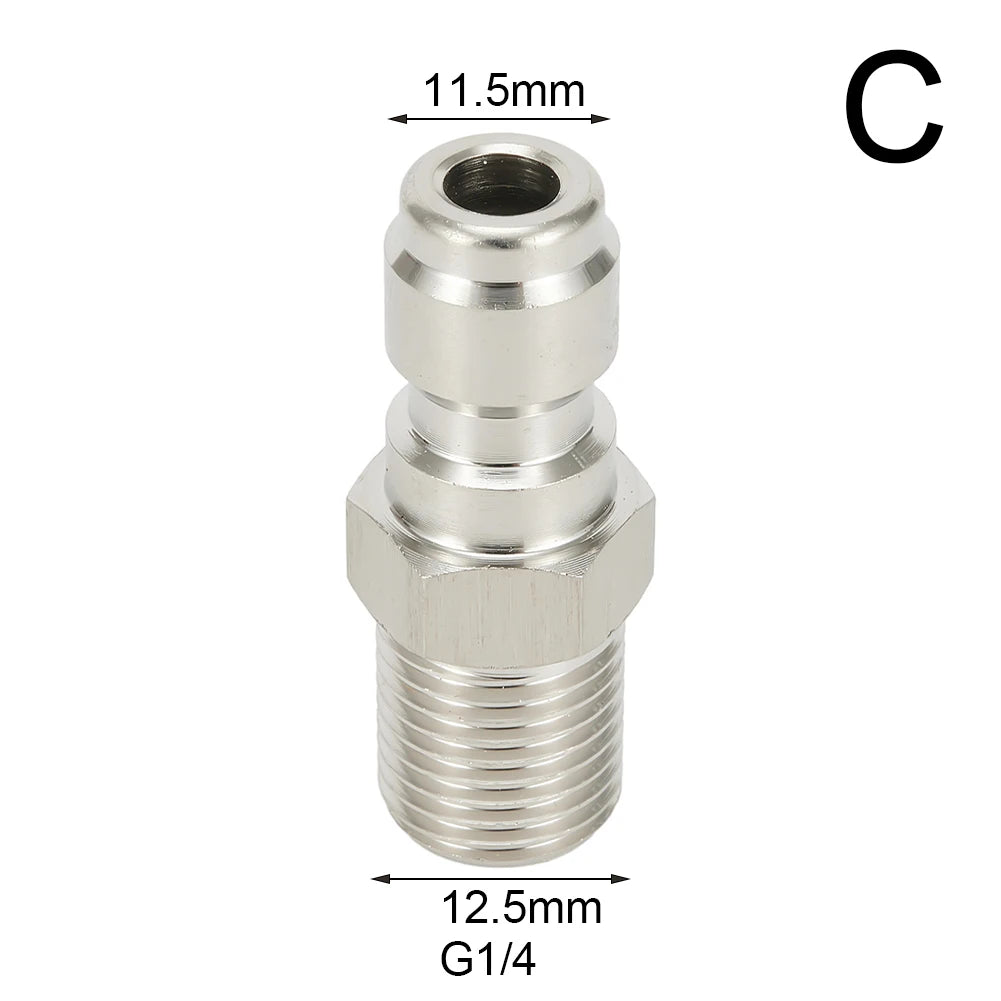 Quick Release Pressure Washer Adapter – Snap, Spray, Done!