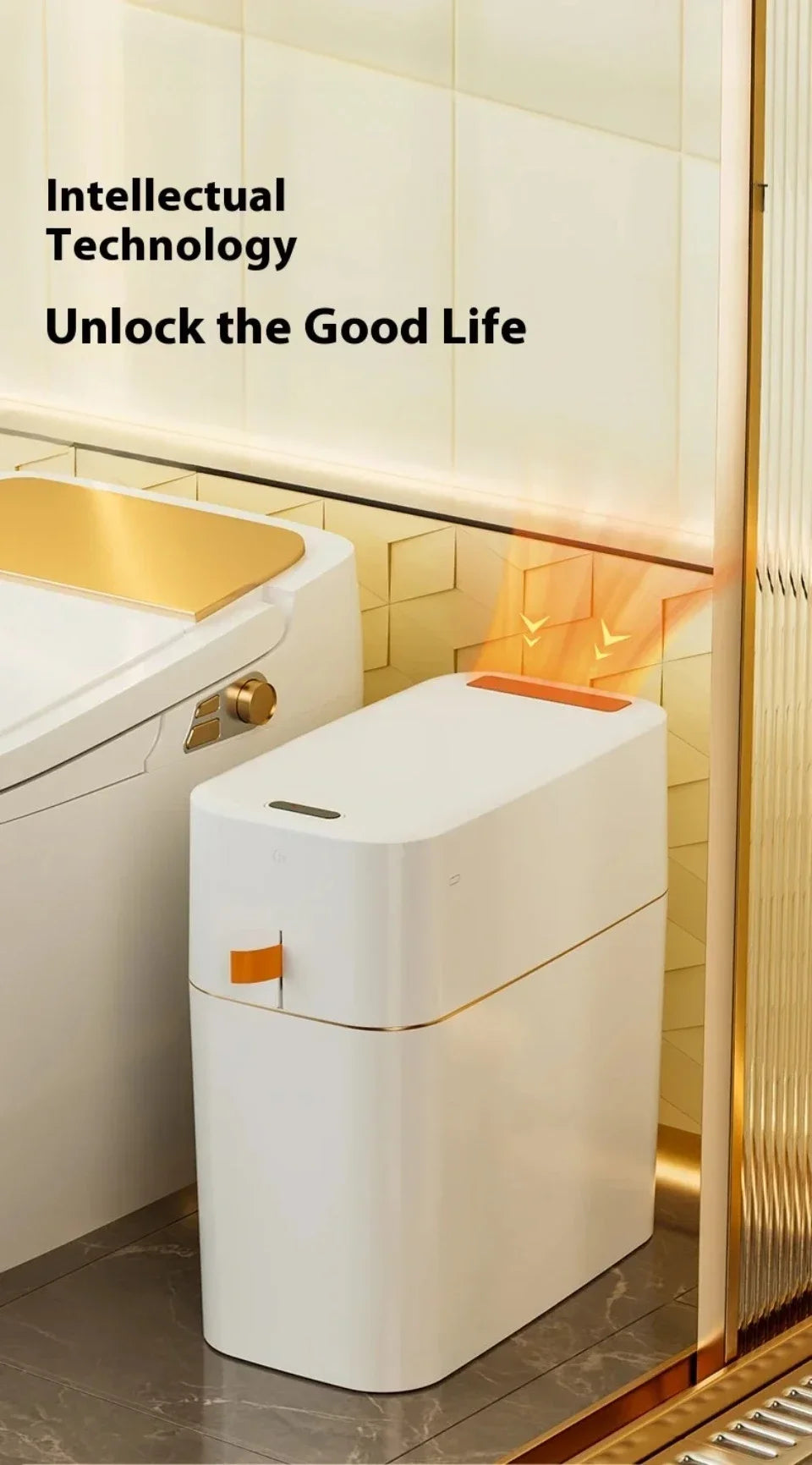 Smart Sensor Trash Can with Lid
