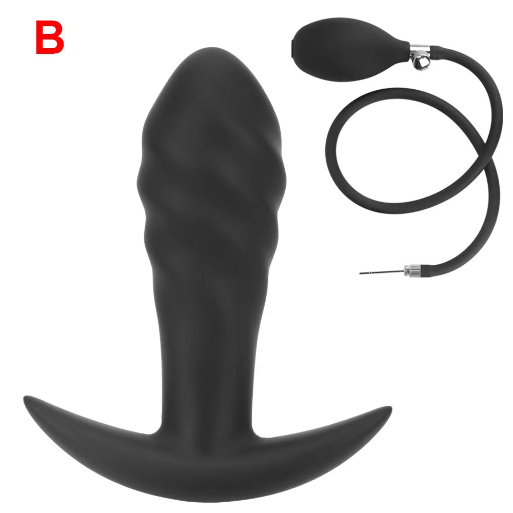 Inflatable Anal Plug & Vaginal Expander for Couples