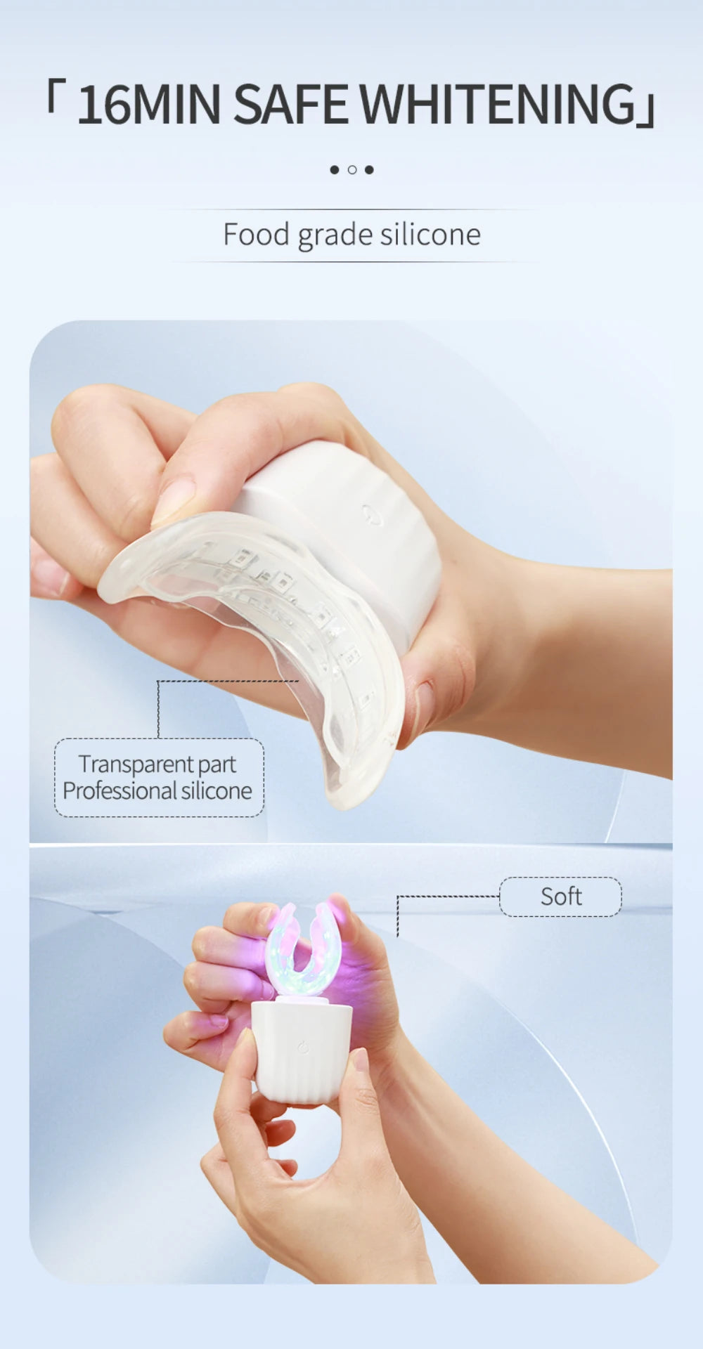 360° Smart U-Shaped Electric Toothbrush