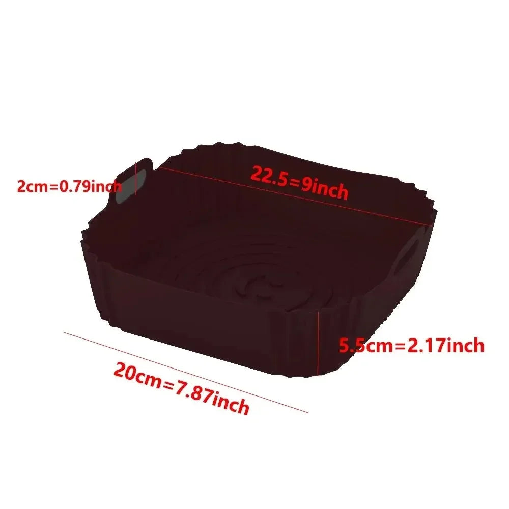 Reusable Silicone Air Fryer Pan Liner - Clickilix