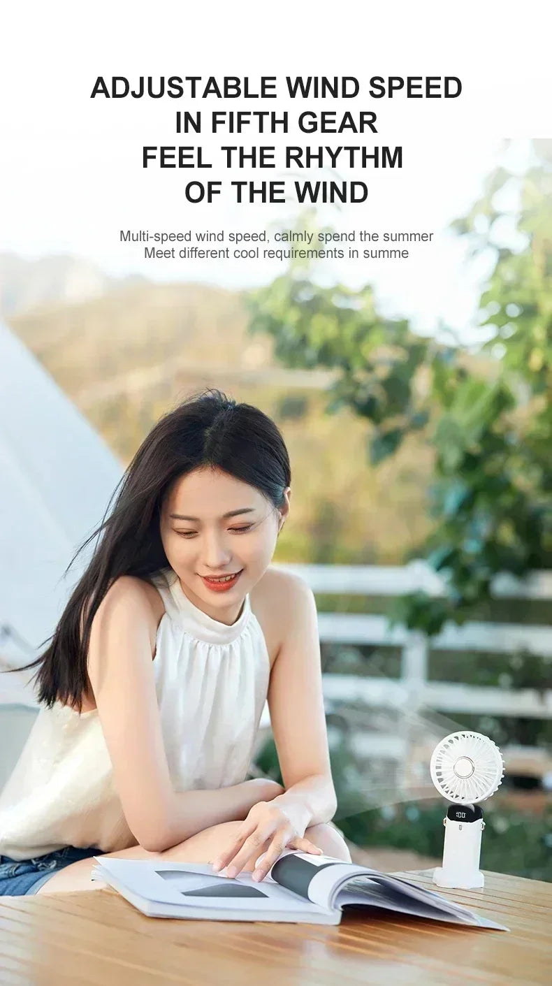 Rechargeable Neck Fan Mini Air Cooler