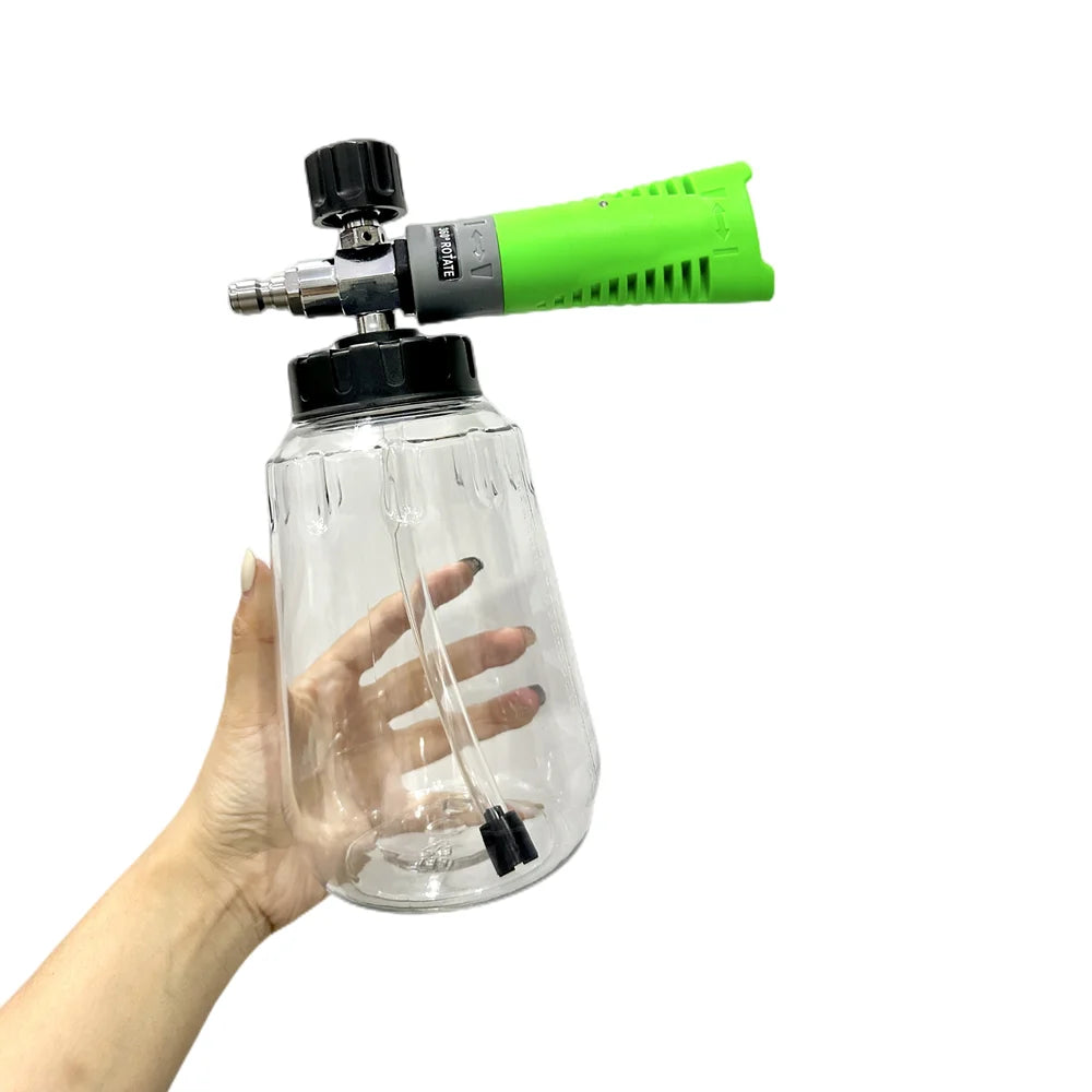Green Foam Cannon with 1000ml Bottle