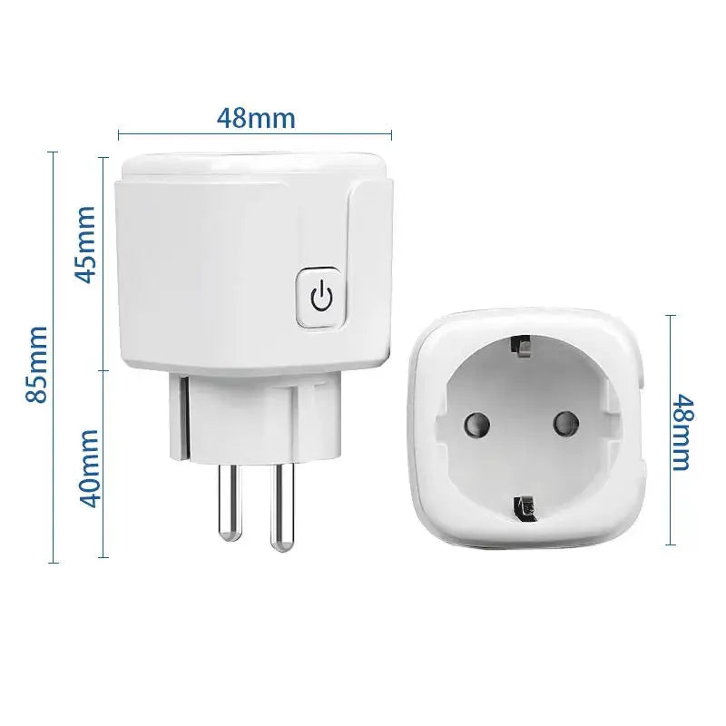 Smart Socket EU16A/20A Wifi Smart Plug With Power Monitoring Smart Life APP