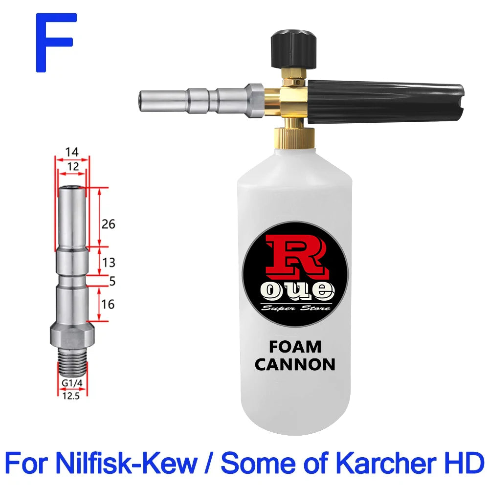 1L Adjustable Snow Foam Lance – Thick Foam, Deep Clean!