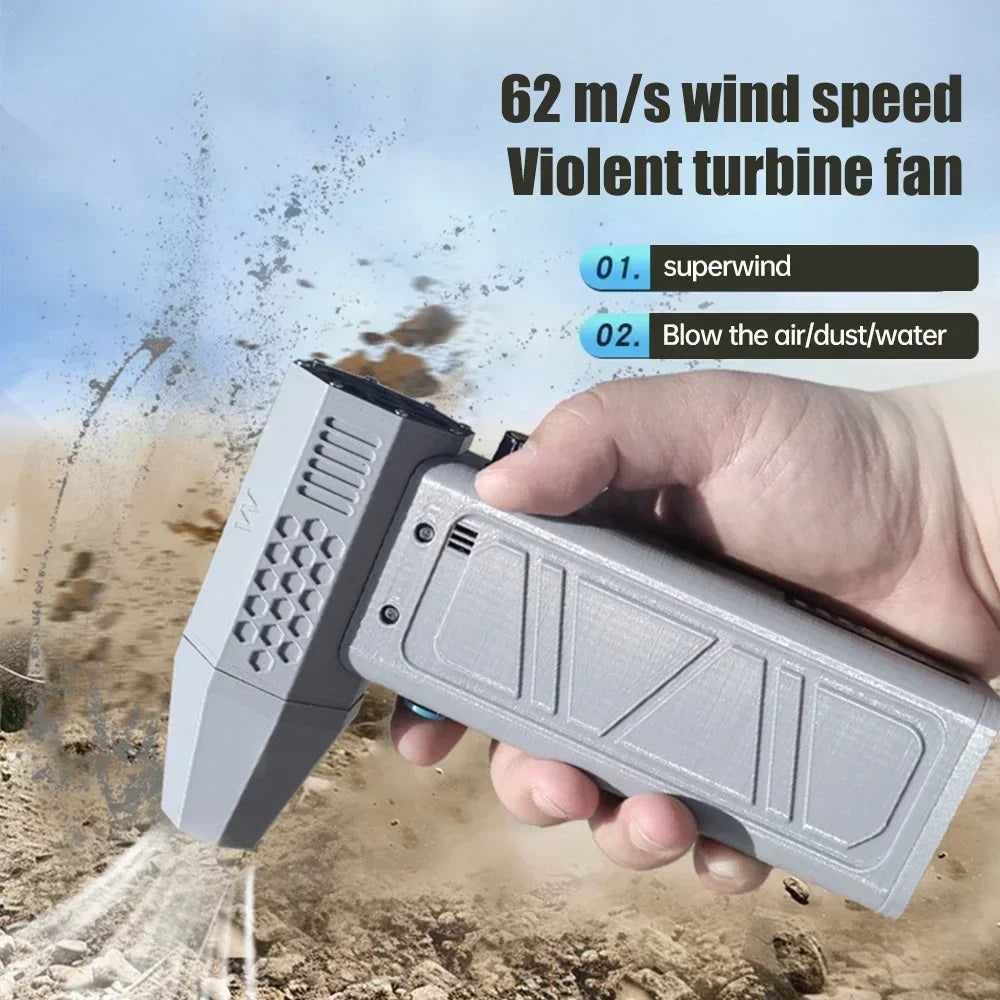 Blast away dust with this 140,000RPM turbo air blower!