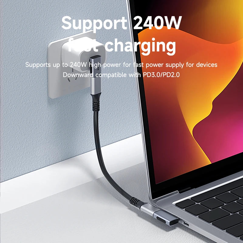Hagibis 240W USB-C Adapter – Speed, Power, Precision!