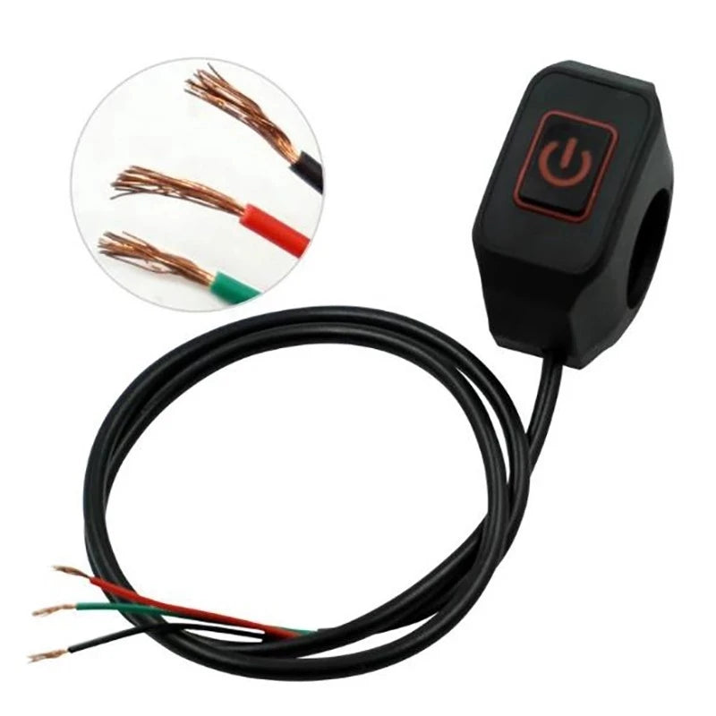 Motorcycle Handlebar Switch with LED Light Waterproof